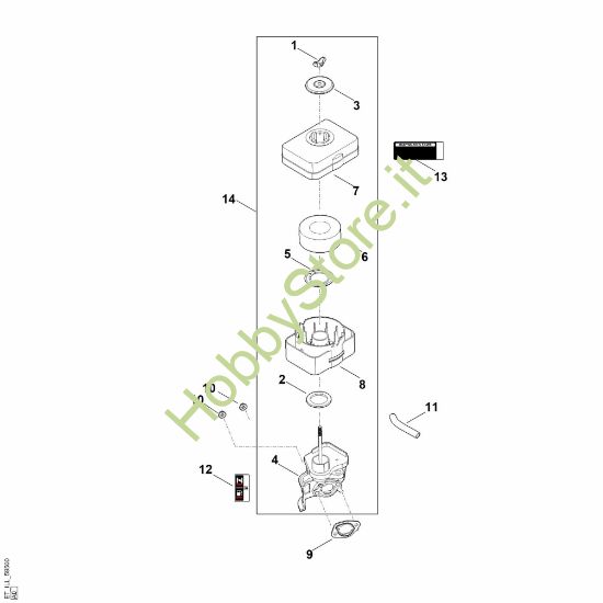 Picture of B - Filtro aria EHC 600.0 (EHC600-0002)